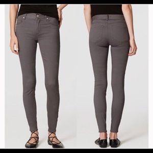 Loft sateen grey legging/jegging